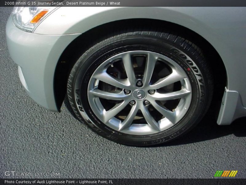 Desert Platinum Beige / Wheat 2008 Infiniti G 35 Journey Sedan