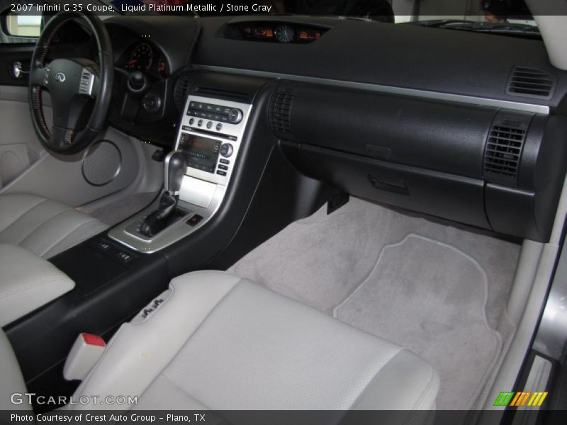 Liquid Platinum Metallic / Stone Gray 2007 Infiniti G 35 Coupe