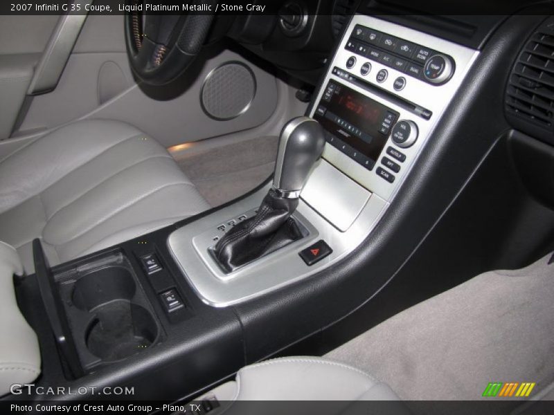 Liquid Platinum Metallic / Stone Gray 2007 Infiniti G 35 Coupe