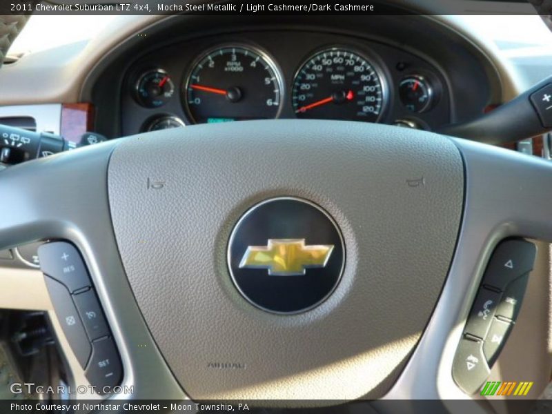 Mocha Steel Metallic / Light Cashmere/Dark Cashmere 2011 Chevrolet Suburban LTZ 4x4