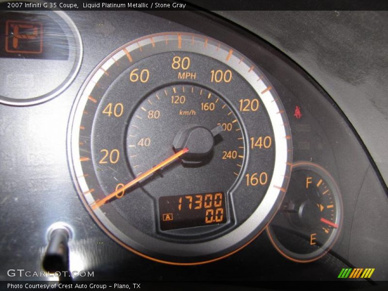 Liquid Platinum Metallic / Stone Gray 2007 Infiniti G 35 Coupe