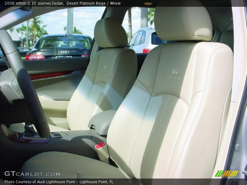 Desert Platinum Beige / Wheat 2008 Infiniti G 35 Journey Sedan