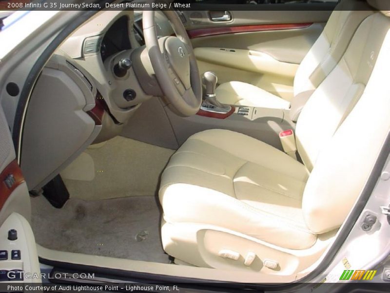 Desert Platinum Beige / Wheat 2008 Infiniti G 35 Journey Sedan