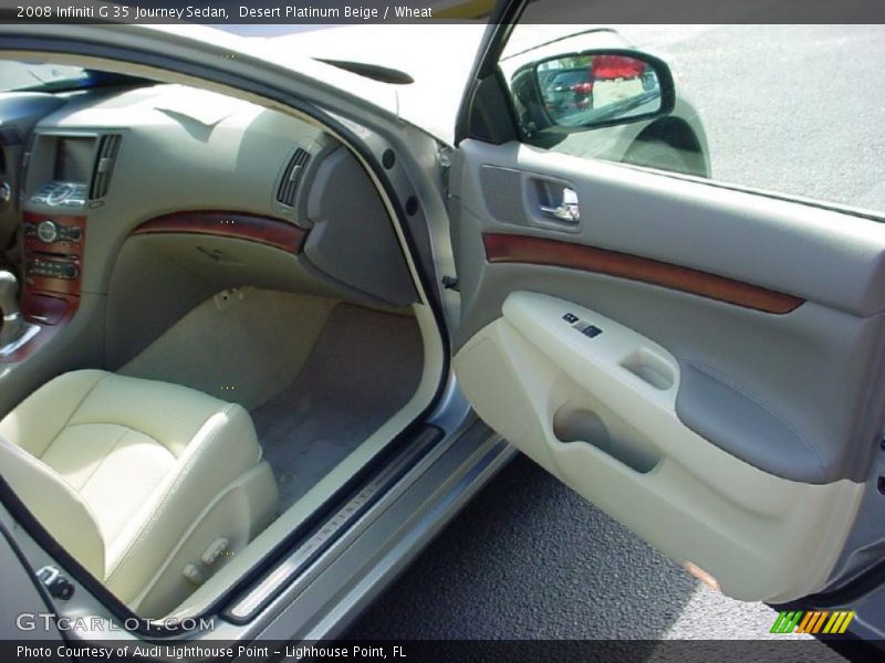 Desert Platinum Beige / Wheat 2008 Infiniti G 35 Journey Sedan