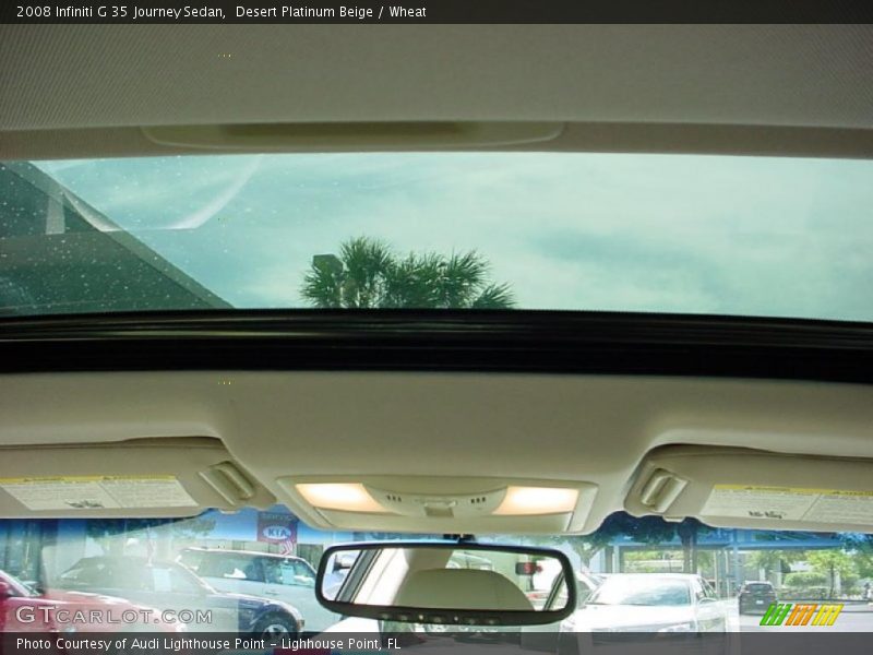 Desert Platinum Beige / Wheat 2008 Infiniti G 35 Journey Sedan