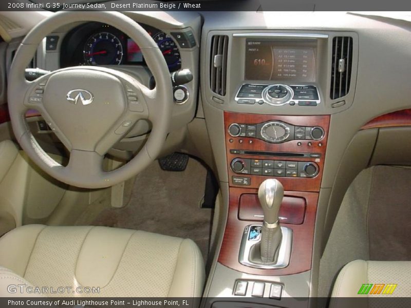 Desert Platinum Beige / Wheat 2008 Infiniti G 35 Journey Sedan
