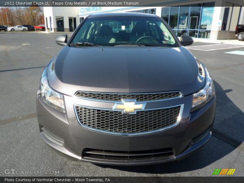 Taupe Gray Metallic / Jet Black/Medium Titanium 2011 Chevrolet Cruze LS