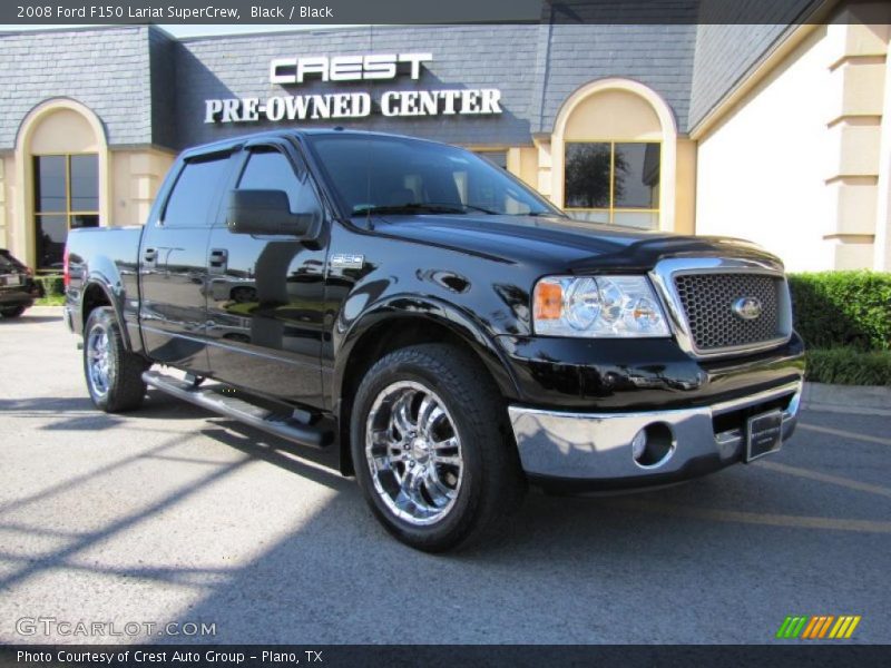 Black / Black 2008 Ford F150 Lariat SuperCrew