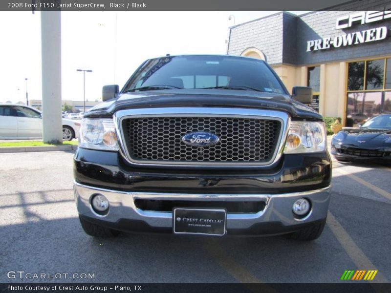 Black / Black 2008 Ford F150 Lariat SuperCrew