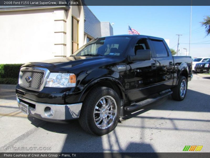 Black / Black 2008 Ford F150 Lariat SuperCrew