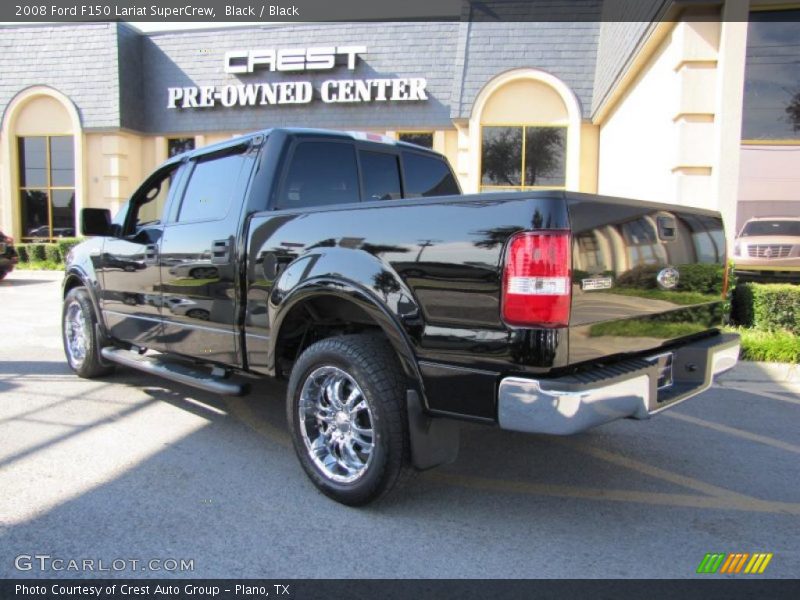 Black / Black 2008 Ford F150 Lariat SuperCrew