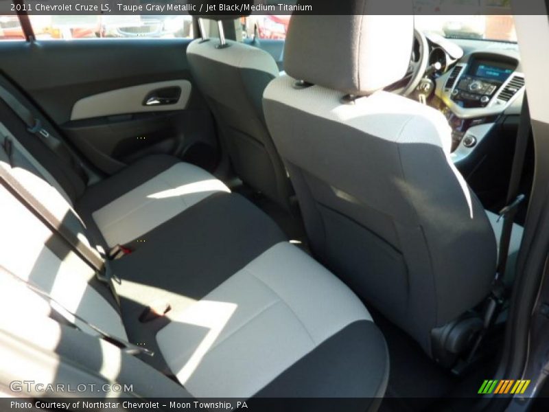 Taupe Gray Metallic / Jet Black/Medium Titanium 2011 Chevrolet Cruze LS