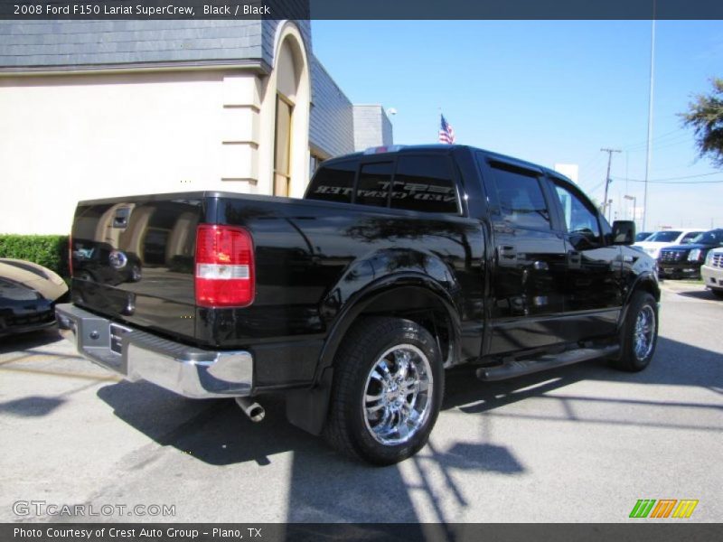 Black / Black 2008 Ford F150 Lariat SuperCrew
