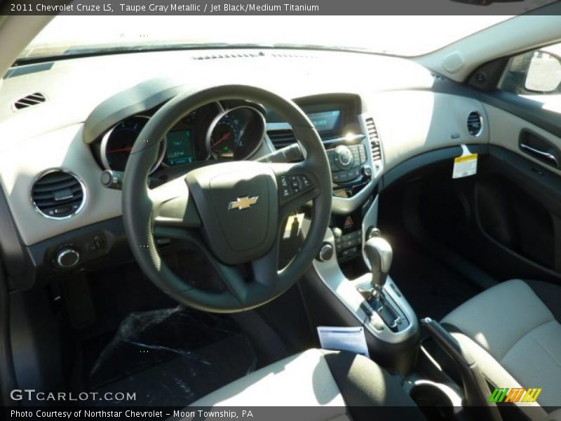 Jet Black/Medium Titanium Interior - 2011 Cruze LS 