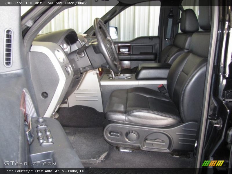 Black / Black 2008 Ford F150 Lariat SuperCrew