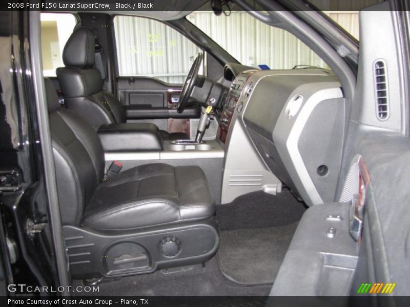 Black / Black 2008 Ford F150 Lariat SuperCrew