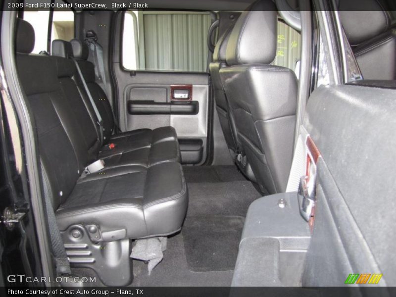 Black / Black 2008 Ford F150 Lariat SuperCrew