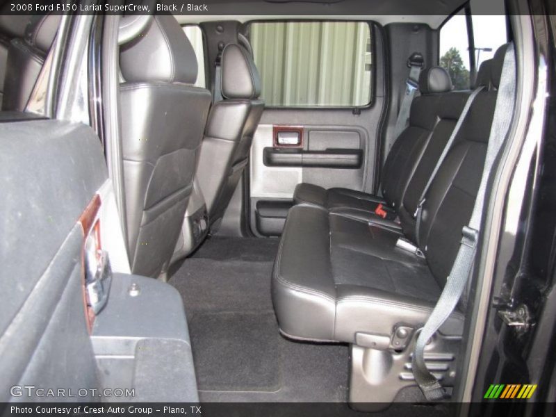 Black / Black 2008 Ford F150 Lariat SuperCrew