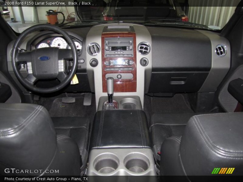 Black / Black 2008 Ford F150 Lariat SuperCrew