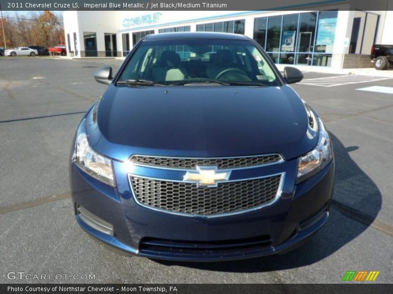 Imperial Blue Metallic / Jet Black/Medium Titanium 2011 Chevrolet Cruze LS