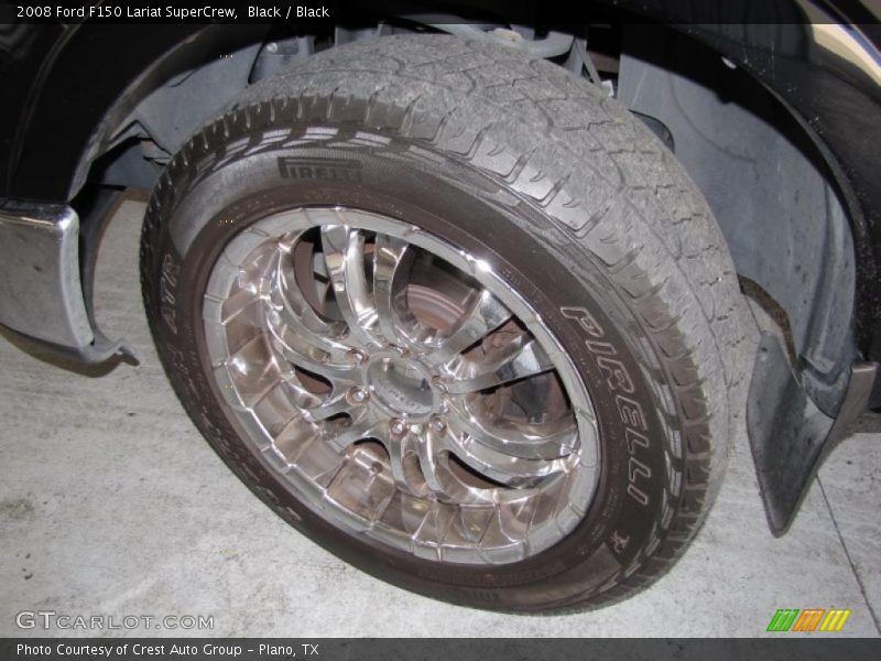 Black / Black 2008 Ford F150 Lariat SuperCrew