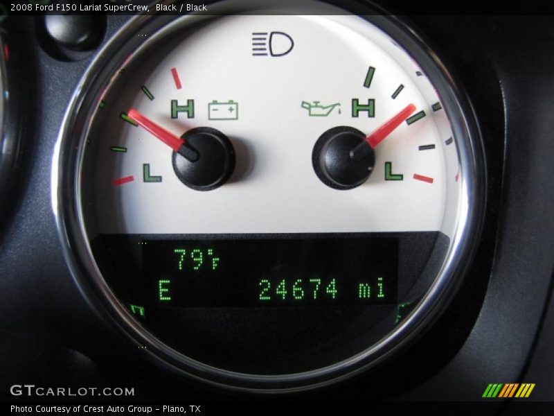 Black / Black 2008 Ford F150 Lariat SuperCrew