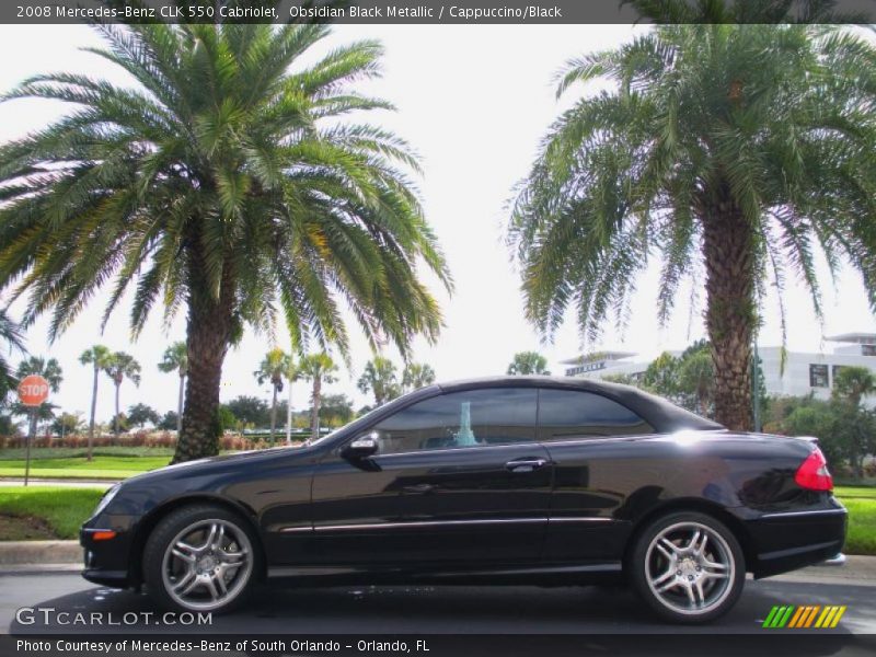  2008 CLK 550 Cabriolet Obsidian Black Metallic