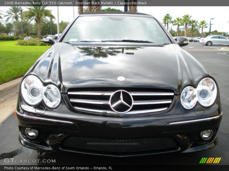  2008 CLK 550 Cabriolet Obsidian Black Metallic