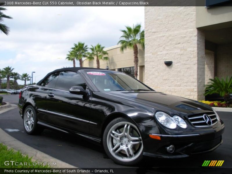 Front 3/4 View of 2008 CLK 550 Cabriolet