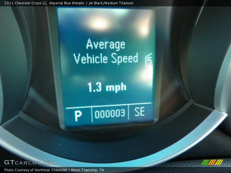 Imperial Blue Metallic / Jet Black/Medium Titanium 2011 Chevrolet Cruze LS
