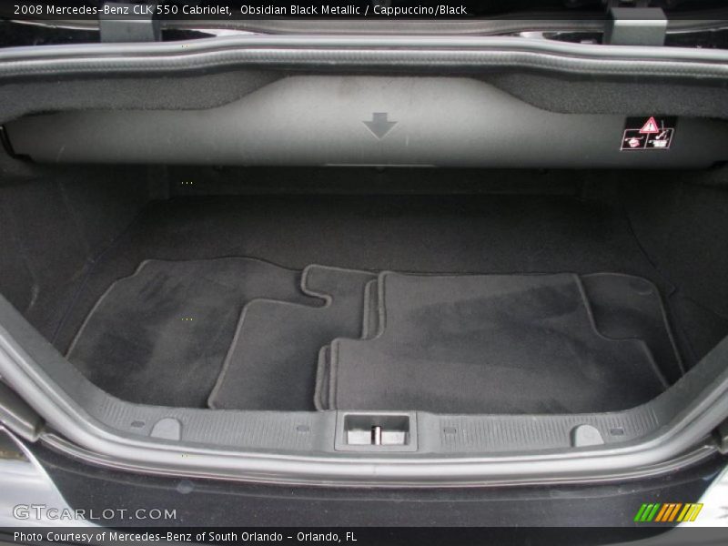  2008 CLK 550 Cabriolet Trunk