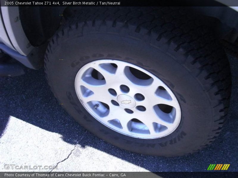 Silver Birch Metallic / Tan/Neutral 2005 Chevrolet Tahoe Z71 4x4