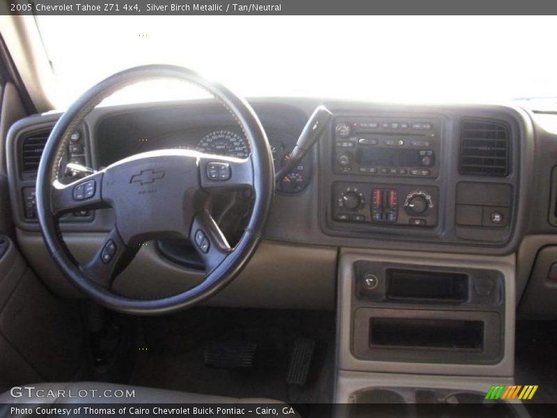 Silver Birch Metallic / Tan/Neutral 2005 Chevrolet Tahoe Z71 4x4