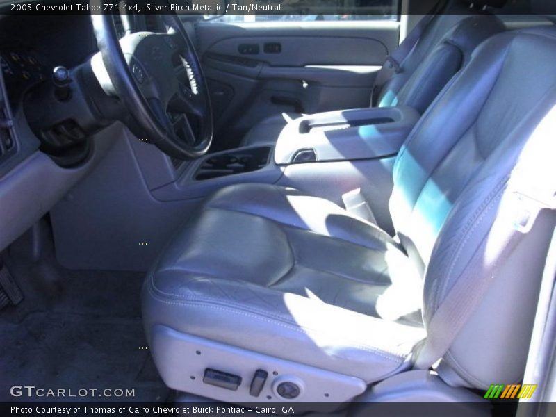 Silver Birch Metallic / Tan/Neutral 2005 Chevrolet Tahoe Z71 4x4