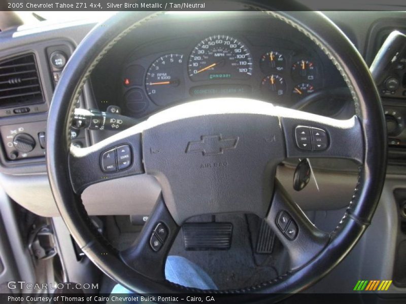 Silver Birch Metallic / Tan/Neutral 2005 Chevrolet Tahoe Z71 4x4