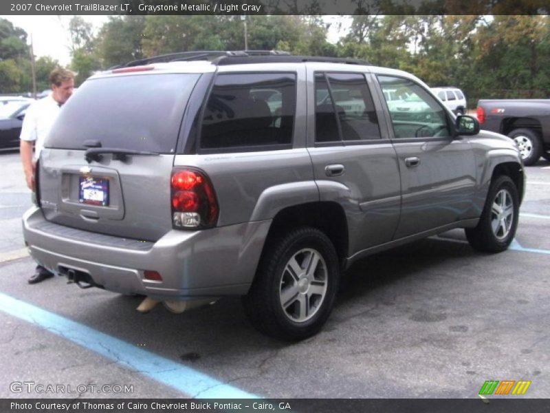 Graystone Metallic / Light Gray 2007 Chevrolet TrailBlazer LT