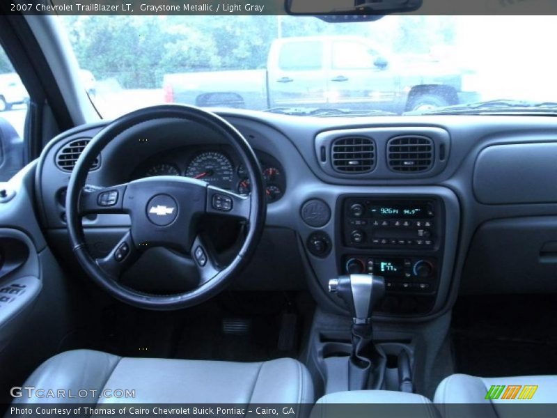 Graystone Metallic / Light Gray 2007 Chevrolet TrailBlazer LT