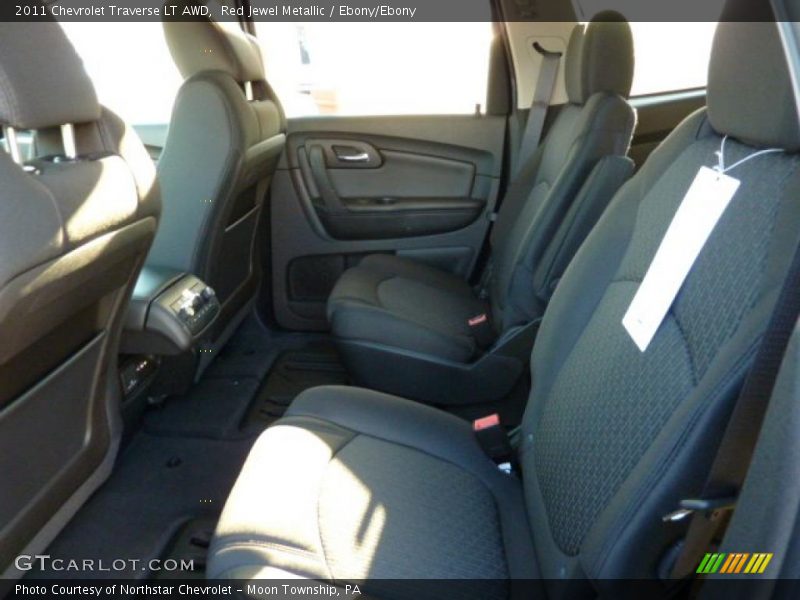 Red Jewel Metallic / Ebony/Ebony 2011 Chevrolet Traverse LT AWD