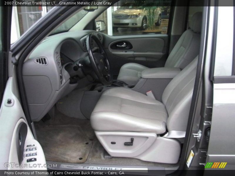 Graystone Metallic / Light Gray 2007 Chevrolet TrailBlazer LT