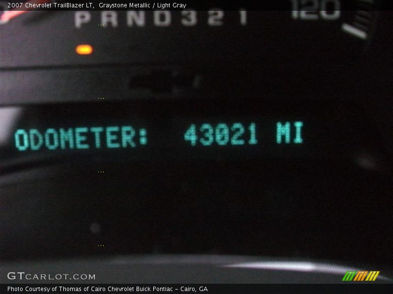 Graystone Metallic / Light Gray 2007 Chevrolet TrailBlazer LT