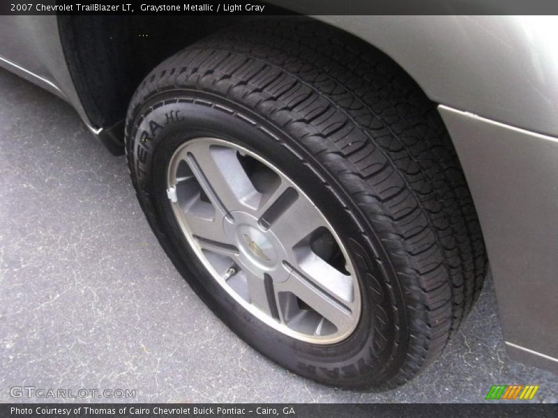 Graystone Metallic / Light Gray 2007 Chevrolet TrailBlazer LT