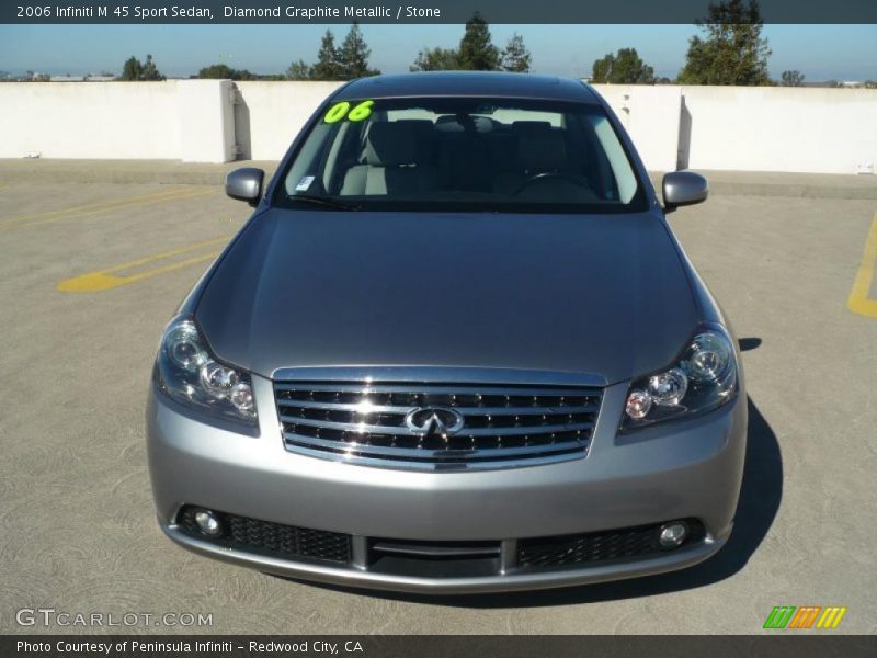 Diamond Graphite Metallic / Stone 2006 Infiniti M 45 Sport Sedan