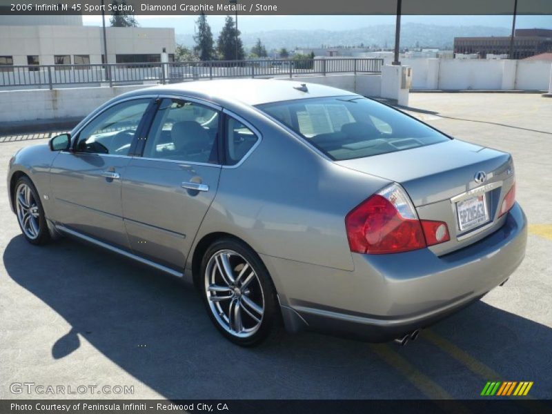 Diamond Graphite Metallic / Stone 2006 Infiniti M 45 Sport Sedan