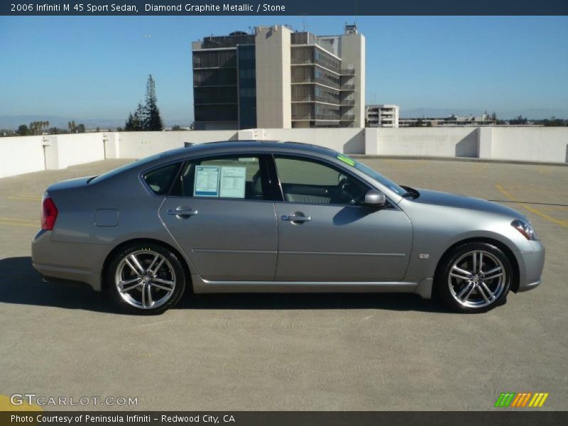 Diamond Graphite Metallic / Stone 2006 Infiniti M 45 Sport Sedan