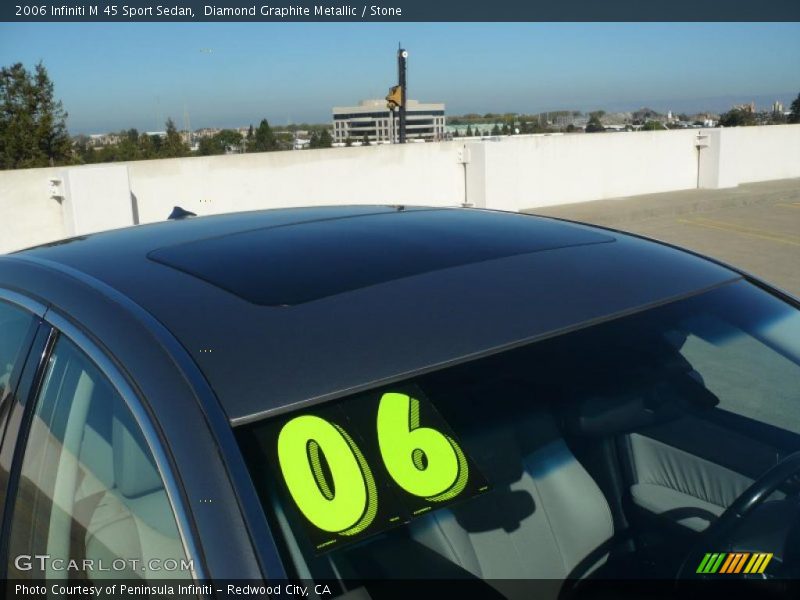 Diamond Graphite Metallic / Stone 2006 Infiniti M 45 Sport Sedan