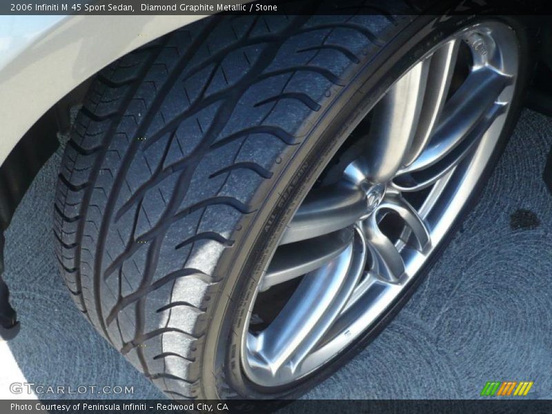 Diamond Graphite Metallic / Stone 2006 Infiniti M 45 Sport Sedan