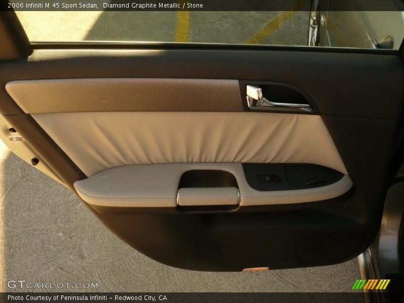 Diamond Graphite Metallic / Stone 2006 Infiniti M 45 Sport Sedan