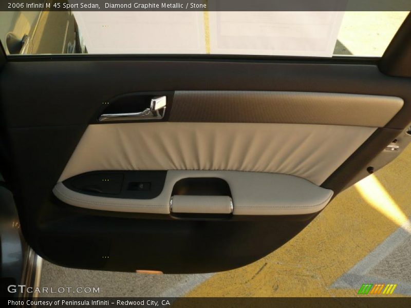 Diamond Graphite Metallic / Stone 2006 Infiniti M 45 Sport Sedan