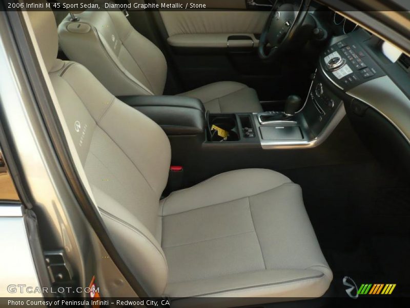 Diamond Graphite Metallic / Stone 2006 Infiniti M 45 Sport Sedan