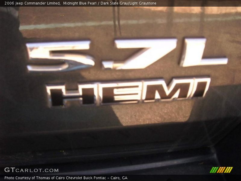 Midnight Blue Pearl / Dark Slate Gray/Light Graystone 2006 Jeep Commander Limited